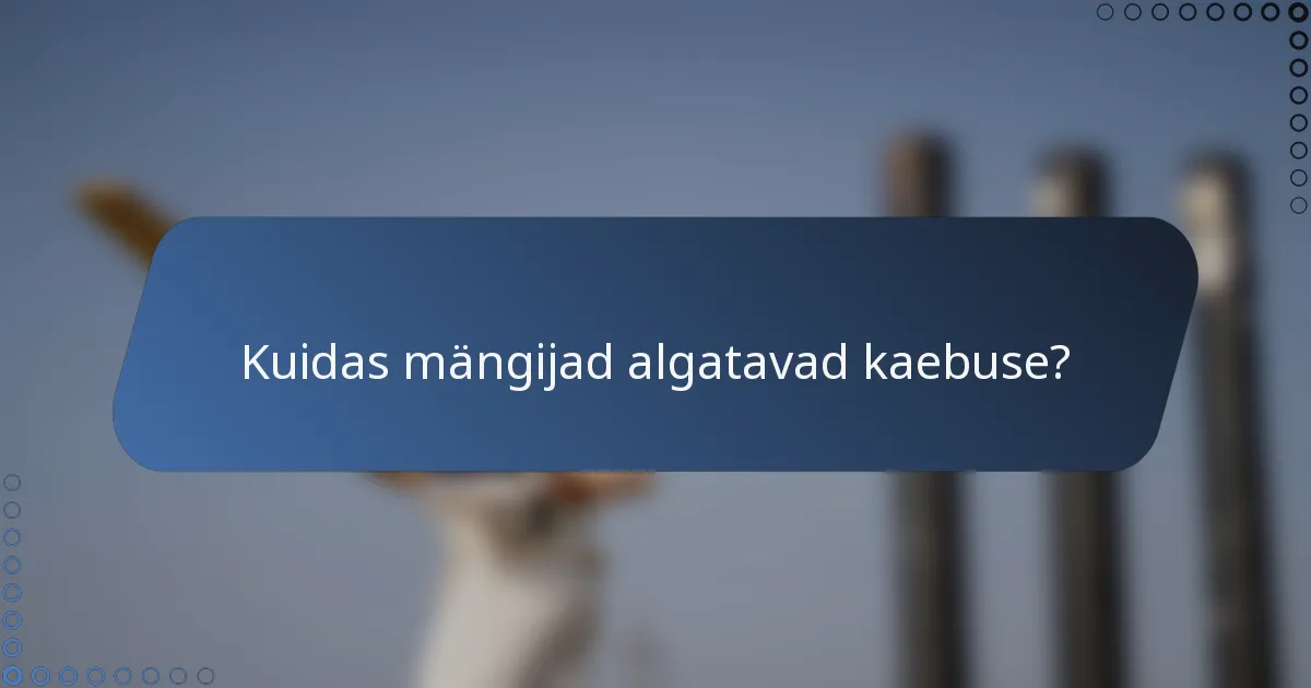 Kuidas mängijad algatavad kaebuse?